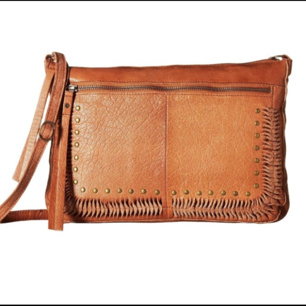 Day & Mood Noelle Tan Leather Crossbody - NWT